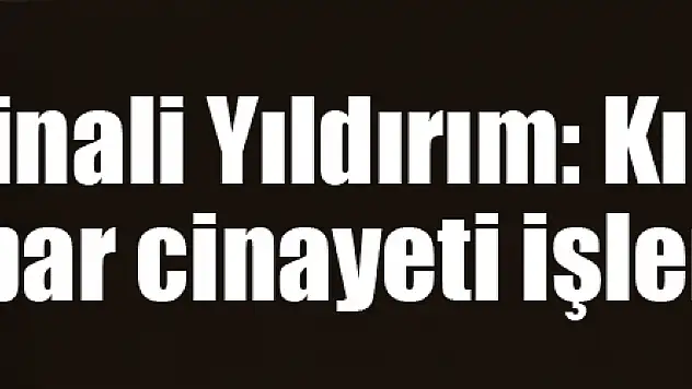 Başbakan Binali Yıldırım: Kılıçdaroğlu itibar cinayeti işlemeye kalktı