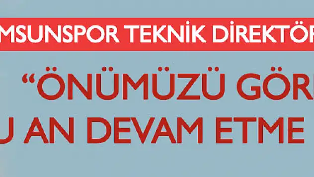  'Önümüzü göremiyoruz, şu an devam etme kararı aldık'