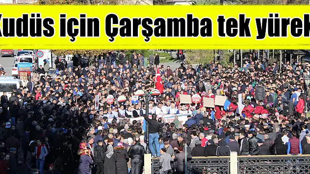 Kudüs için Çarşamba tek yürek!