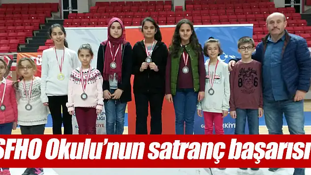 ŞFHO Ortaokulu'nun satranç başarısı
