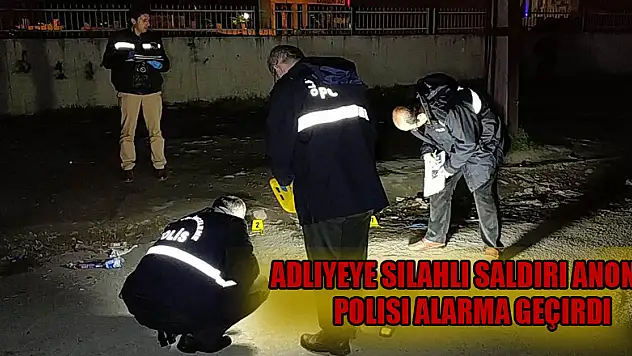 Samsun'da adliyeye silahlı saldırı anonsu polisi alarma geçirdi