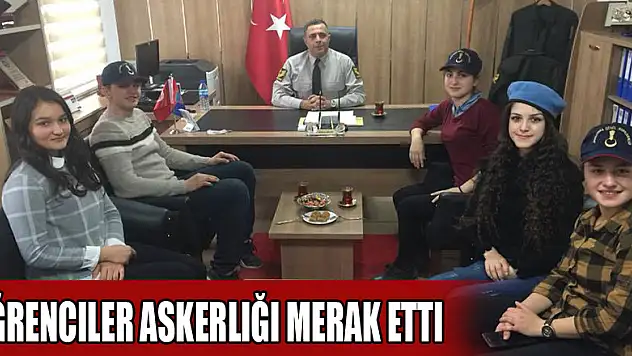 Öğrenciler askerliği merak etti