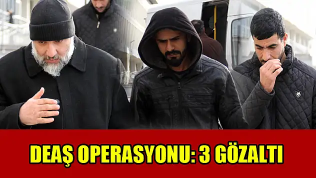 Samsun'da DEAŞ operasyonu: 3 gözaltı