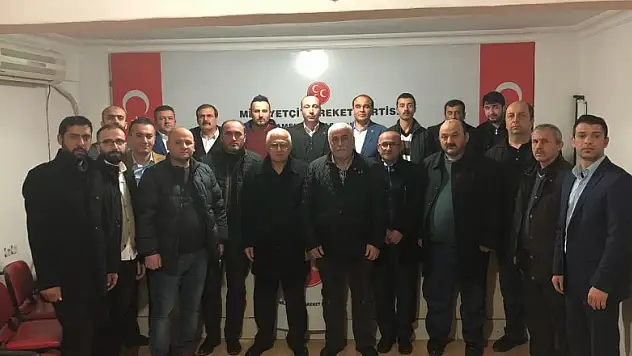 MHP Canik'ten ilk ziyaret İl Başkanlığına