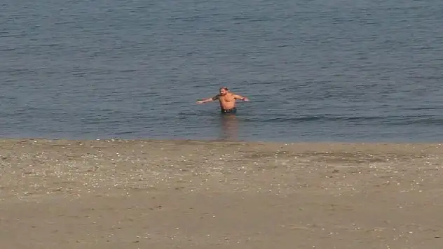 Karadeniz'de 30 Aralık'ta deniz keyfi