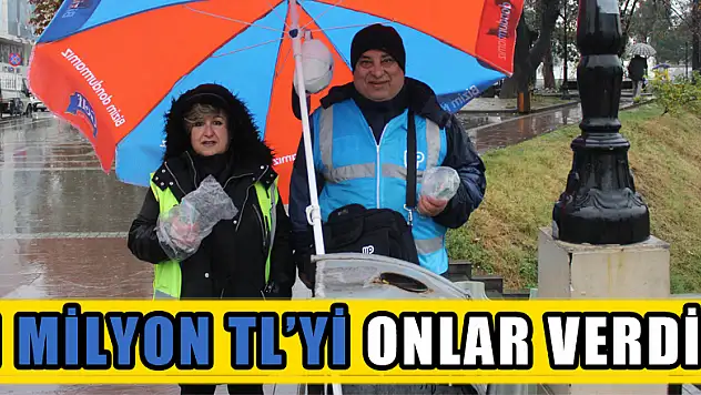 1 Milyon TL'yi onlar verdi!