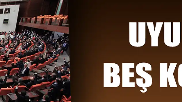 Uyum için beş komisyon