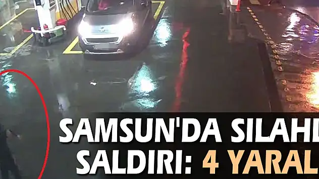 Samsun'da silahlı saldırı: 4 yaralı