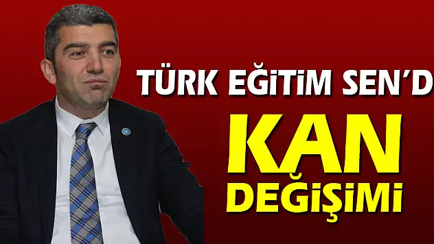 Türk Eğitim Sen'de Kan değişimi