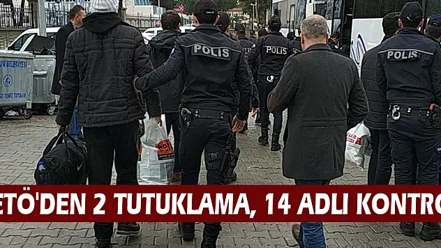Samsun'da FETÖ'den 2 tutuklama, 14 adli kontrol