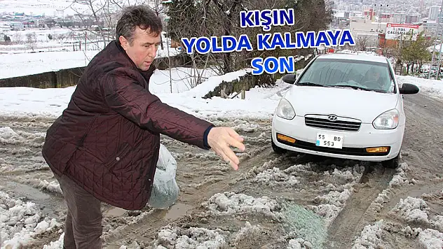 Buzu parçalayan solüsyon ile kışın yolda kalma derdine son 