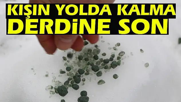 Buzu parçalayan solüsyon ile kışın yolda kalma derdine son
