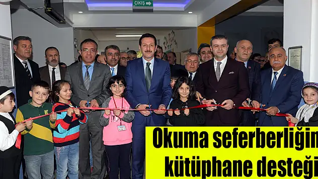 Okuma seferberliğine kütüphane desteği