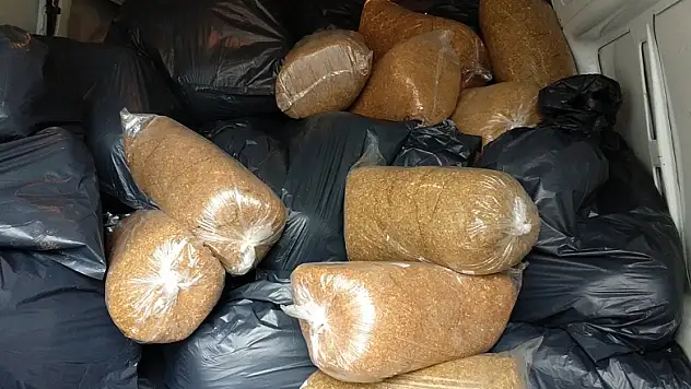 1 ton 275 kilo kaçak tütün ele geçirildi