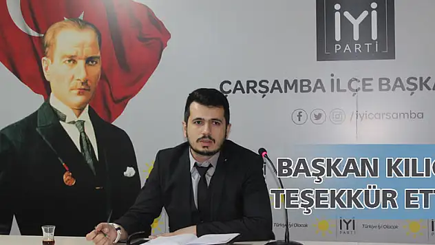 BAŞKAN KILIÇ TEŞEKKÜR ETTİ