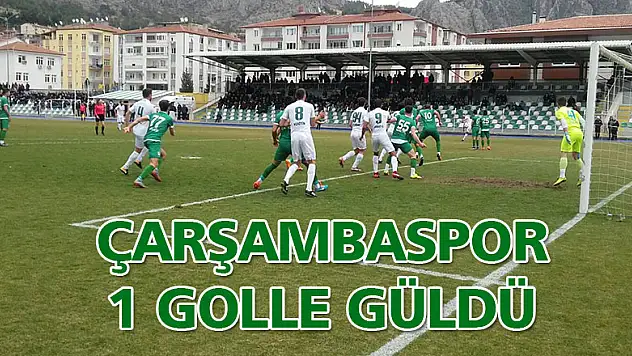 Çarşambaspor 1 golle güldü