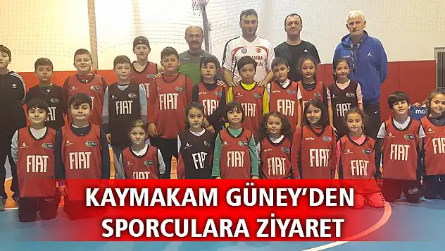 Kaymakam Güney'den Sporculara Ziyaret