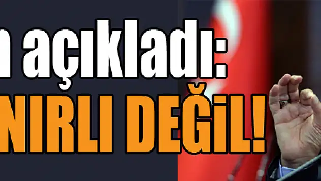 Başbakan açıkladı: Afrin ile sınırlı değil!