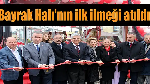 'Bayrak Halı'nın ilk ilmeği atıldı 