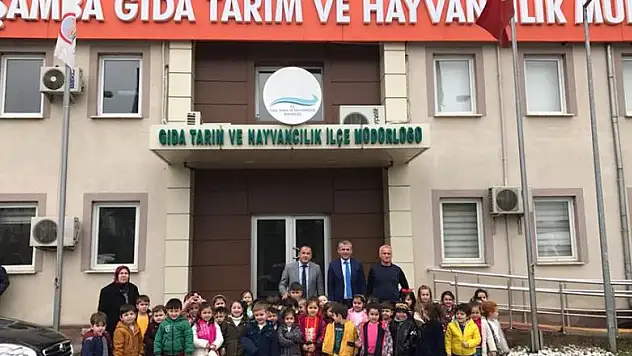 Minik öğrencilerden geleceğin meslek erbaplarına Ziyaret