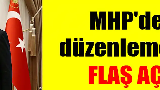 MHP'den ittifak düzenlemesi ile ilgili flaş açıklama!