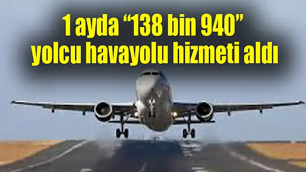 Samsun'da 1 ayda '138 bin 940' yolcu havayolu hizmeti aldı 