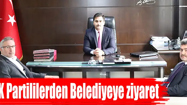 AK Partililerden Belediyeye ziyaret