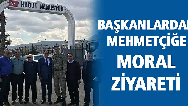 Başkanlardan Mehmetçiğe moral ziyareti