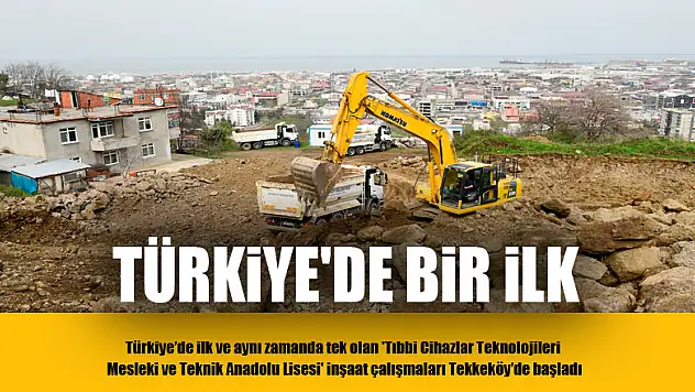 Türkiye'de bir ilk 