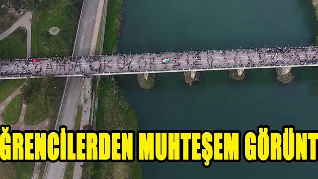ÖĞRENCİLERDEN MUHTEŞEM GÖRÜNTÜ