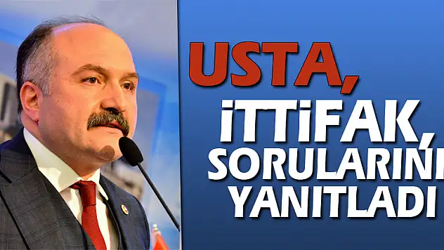 Usta, ittifak sorularını yanıtladı