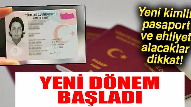 Pasaport ve sürücü belgeleri artık nüfus müdürlüklerinden alınacak