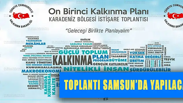 11. Kalkınma Planı toplantısı Samsun'da yapılacak 