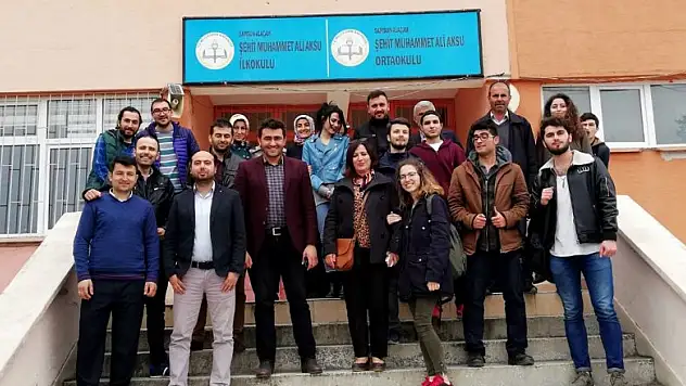 OMÜ öğrencileri ve SBG'den anlamlı davranış 