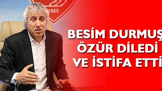 Samsunspor Teknik Direktörü Besim Durmuş özür dileyerek istifa etti 