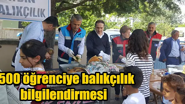 1500 öğrenciye balıkçılık bilgilendirmesi