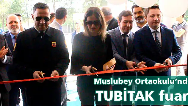 Muslubey Ortaokulu'nda TUBİTAK fuarı