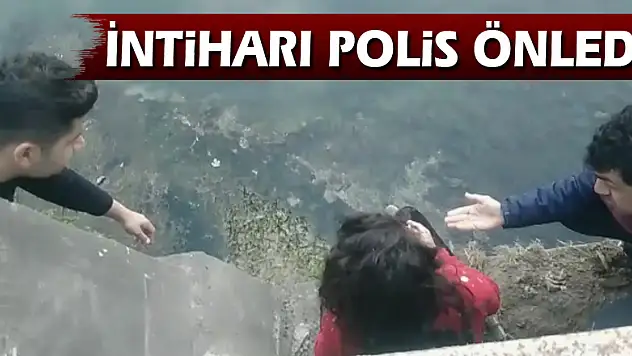 İntiharı polis önledi