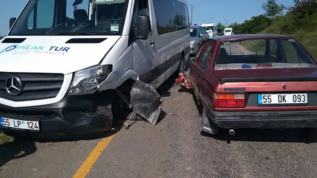 Samsun'da trafik kazası: 6 yaralı 