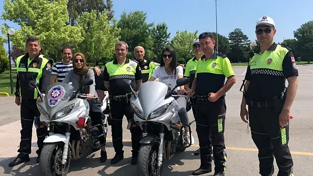 Polislere motosiklet eğitimi 