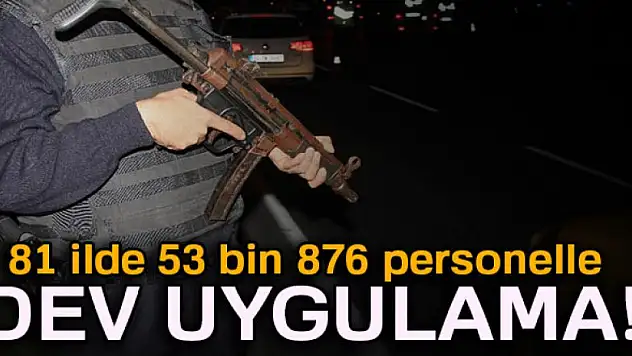 Emniyetten dev uygulama
