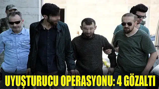 Samsun'da uyuşturucu operasyonu: 4 gözaltı