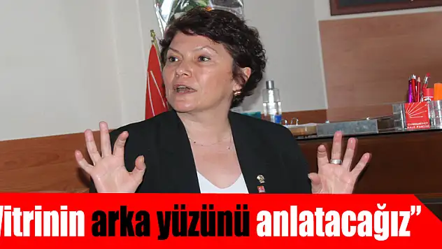 'VİTRİNİN ARKA YÜZÜNÜ ANLATACAĞIZ'