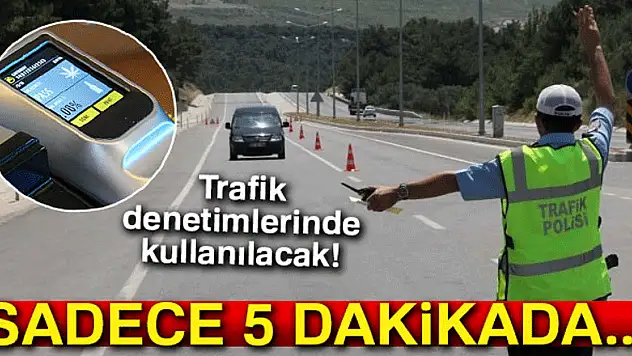 Uyuşturucu madde testi artık nefesten yapılacak