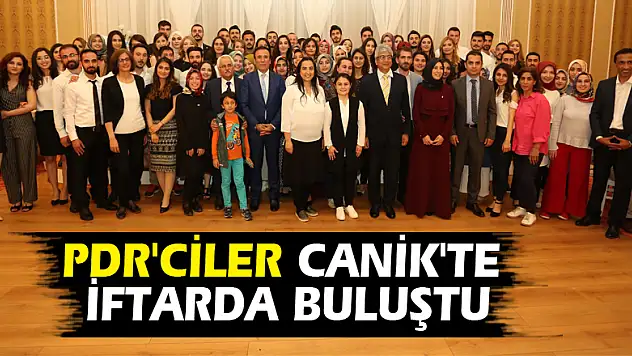 PDR'CİLER CANİK'TE İFTARDA BULUŞTU