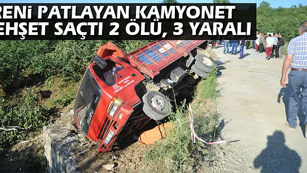 Freni patlayan kamyonet dehşet saçtı: 2 ölü, 3 yaralı