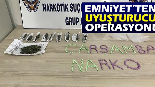 Emniyet'ten uyuşturucu operasyonu