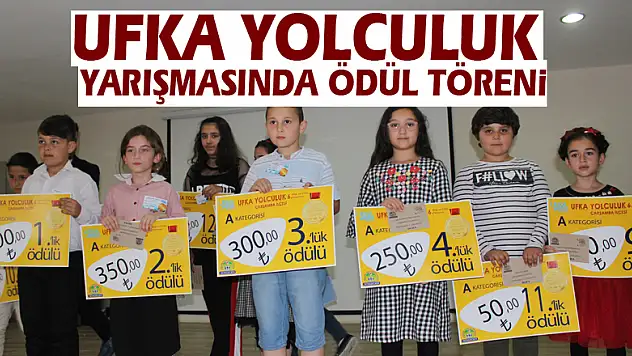 Ufka Yolculuk Yarışmasında Ödül Töreni
