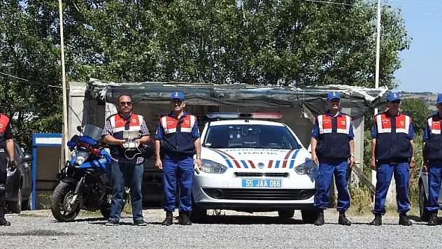 Jandarmadan 'drone' ile trafik denetimi 