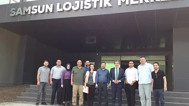 Alaçam MYO yetkilileri Lojistik Merkezinde 